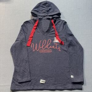 ARIZONA WILD CATS Women Black Hoodie Sz M Pre-Owned Excellent